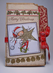 mini file folder tutorial christmas theme