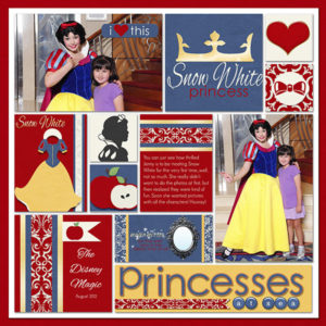 disney scrapbook layout princess snow white