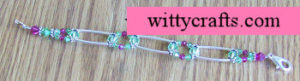make crystal bead bracelet