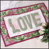 free quilted wall hanging pattern love