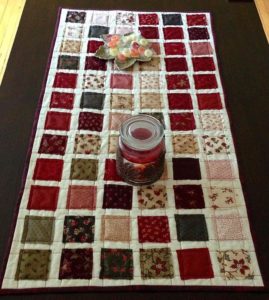 free quilting patter tabler runner topper 