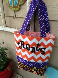 free sewing pattern halloween bag treats