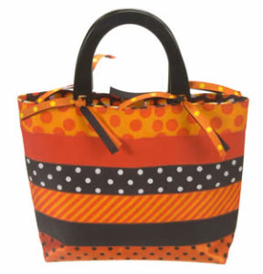 ribbon free sewing pattern halloween bag