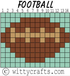 football craft, teen craft, safety pin patterns
