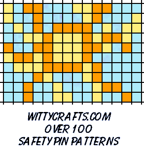 safety pin patterns sun