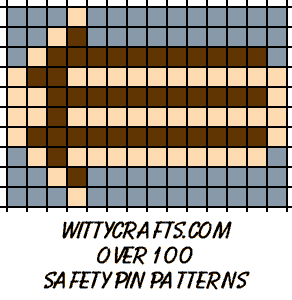 Beaded Safety Pin Patterns toboggen