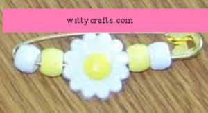 daisy button pin girl scout swap