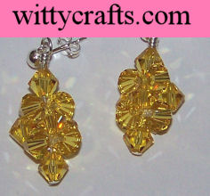 make crystal earrings