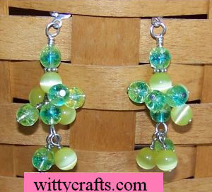 dangle beads earrings to make