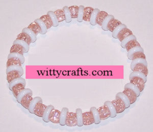 crackle beaded bracelet project tutorial