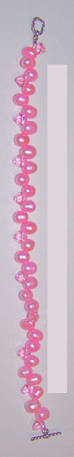 bubblegum beaded bracelet