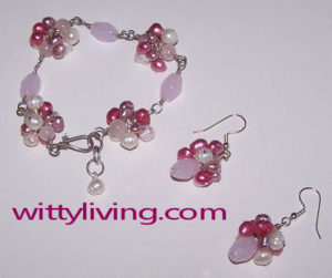 beaded earrings bracelet tutorial