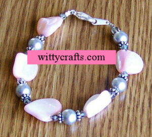 pearl bead bracelet tutorial