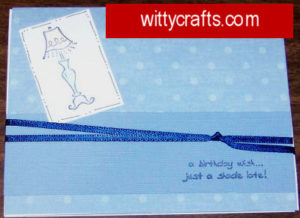 handmade card, birthday card, late birthday card, card to make