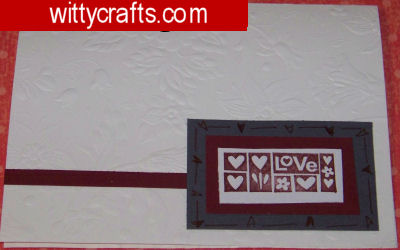 love card, make valentines day card, handmade card