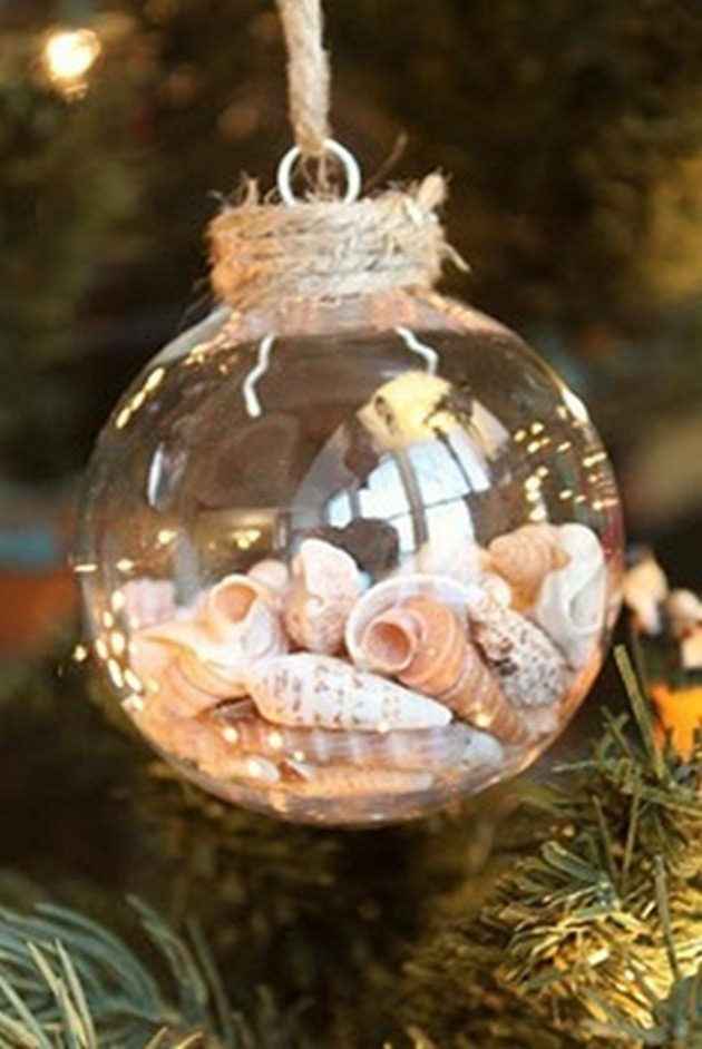 teen carft, beach craft, glass ball ornament