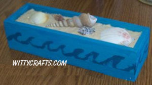 beach pencil box teen crafts