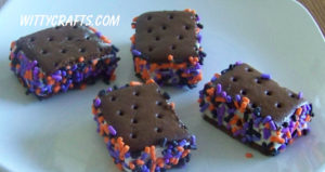 halloween recipes, kids, ice cream bits