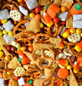 halloween trail mix, halloween recipes