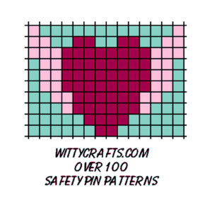 Love heart seed bead patterns