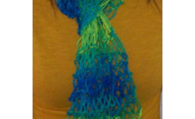 make a knit scarf teen craft