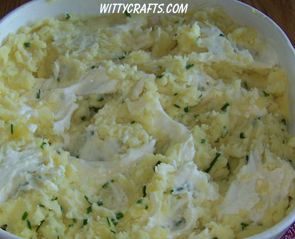 moldy mashed potatoes, halloween recipe