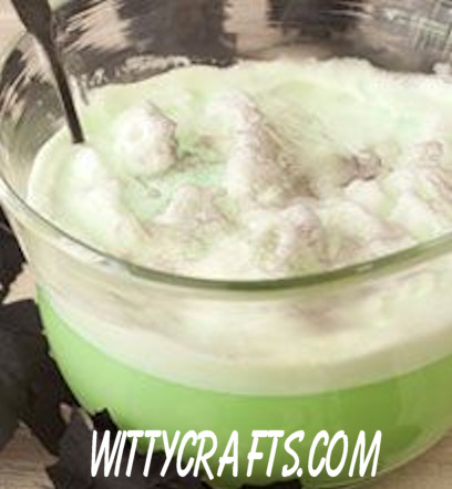 nuclear waste punch, halloween recipes, halloween punch