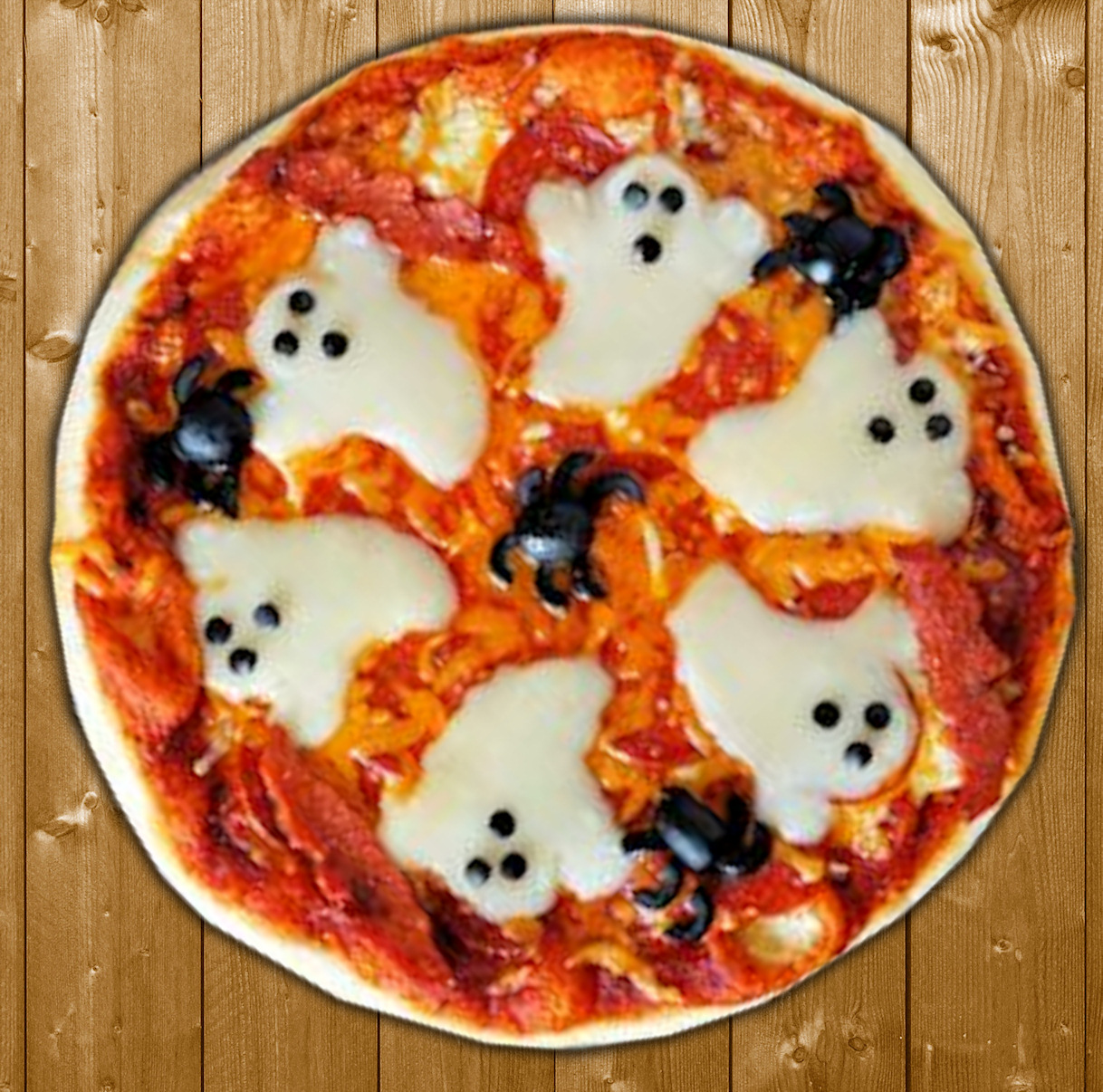 Spooky Halloween Pizza