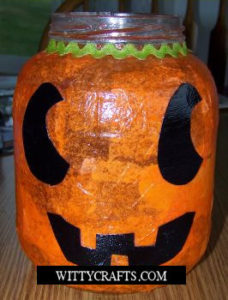 halloween crafts, pumpkin crafts, kids crafts, pumpkin luminary