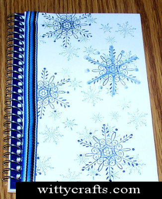 make winter journal teen craft
