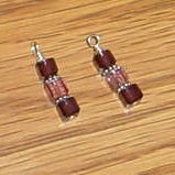 beading the wire, square earrings, jewerly crafts, teen earring craft