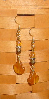 fall leaves craft, jewerly crafts, teen earring craft