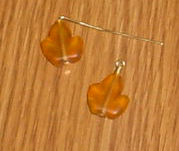 loop wire, fall leaves craft, jewerly crafts, teen earring craft