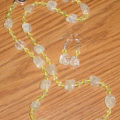 beaded necklace project tutorial quartz long