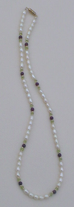 bead christmas pearls necklace to make