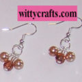 bead drop earrings to make