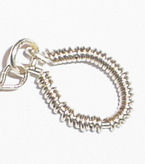 wire wrap two strand clasp coiled