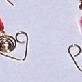 Whirly Wire Heart Earrings Project