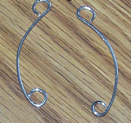 curve wire earring tutorial loop