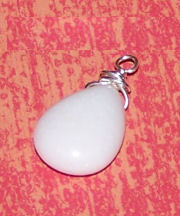 opal drop earring
