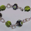 wire wrapped bracelet tutorial lampwork beads