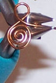 wire wrapped flower earrings tutorial needle nose pliers