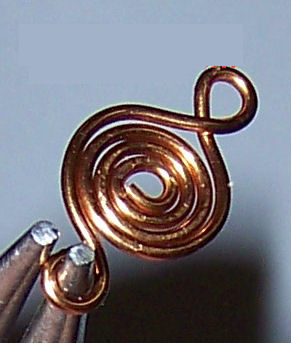 Spiral Connecting Links Wire Wrapping Jewelry