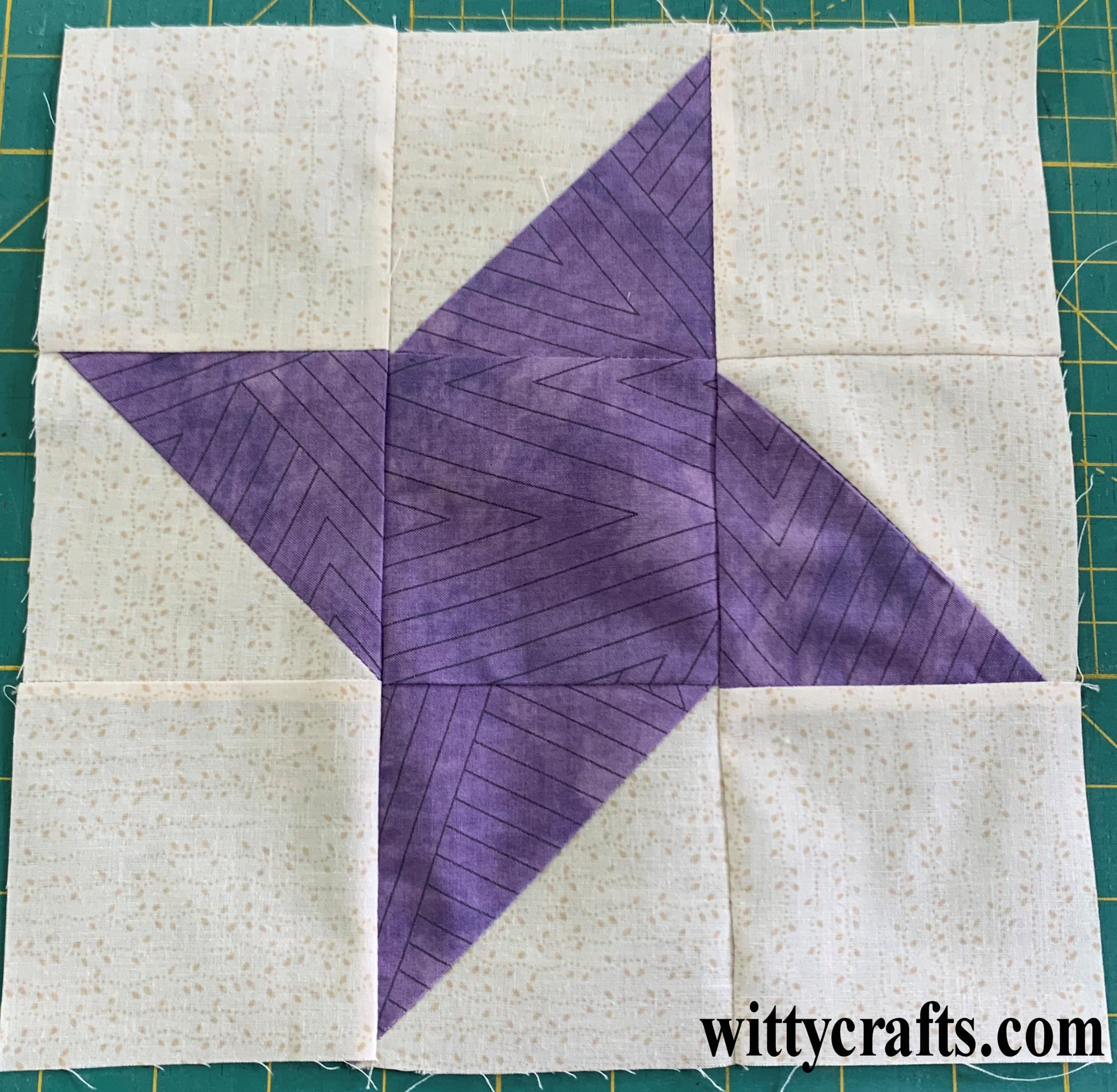 Friendship Star Quilt Block Pattern