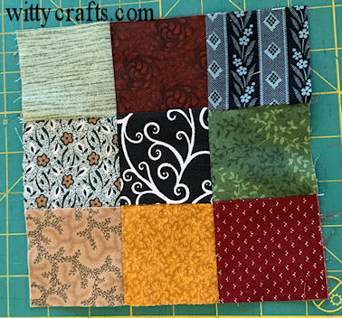 nine patch quilt block pattern