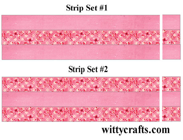 strip method nine patch quilt block pattern