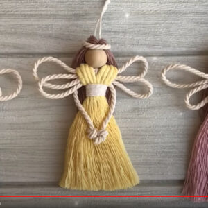 angel christmas ornament tutorial to make