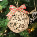 yarn crafts christmas tree ornament ball tutorial