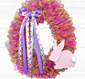 easter wreath craft project to make