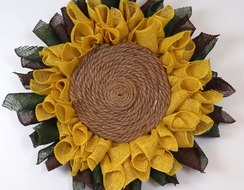 crafts sunflower wall hanging project instructions